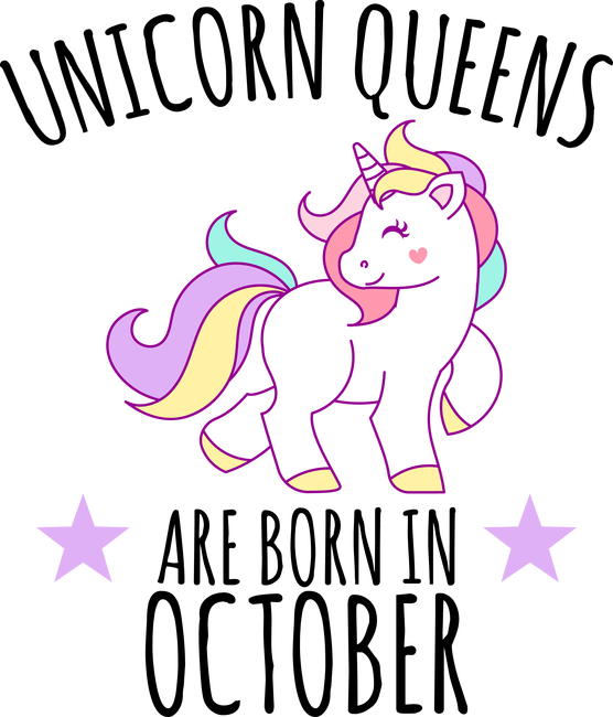 Unicorn queens are born in - October