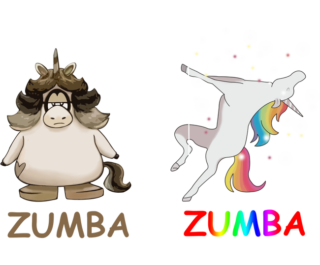 Zumba előtt, zumba után