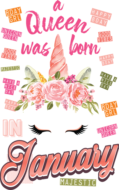 A queen was born in JANUÁR