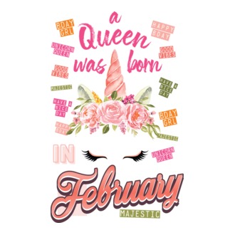 A queen was born in FEBRUÁR