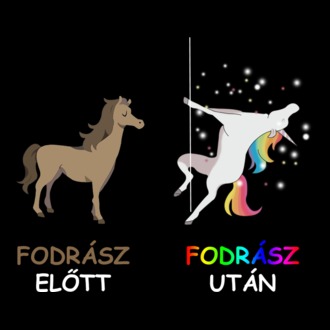 Fodrász előtt és után