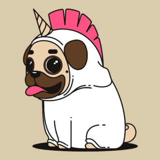 Pug Unicorn