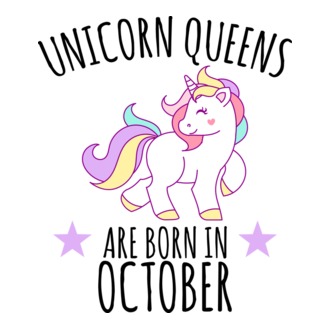 Unicorn queens are born in - October