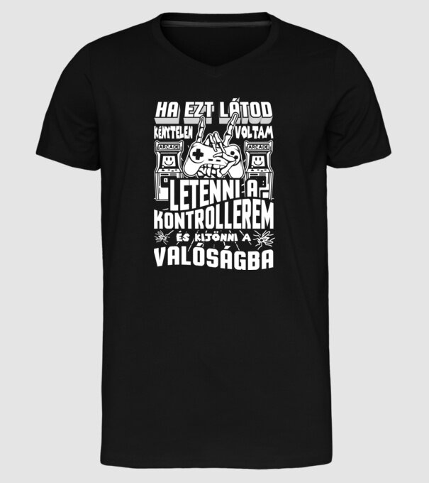  minta fekete pólón