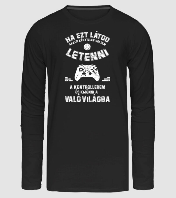 minta fekete pólón