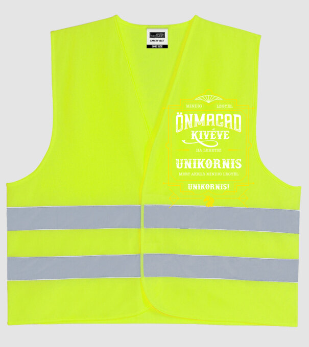  minta neonsárga pólón