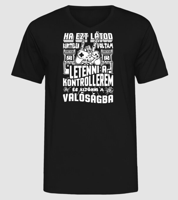  minta fekete pólón