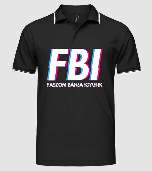  minta fekete pólón