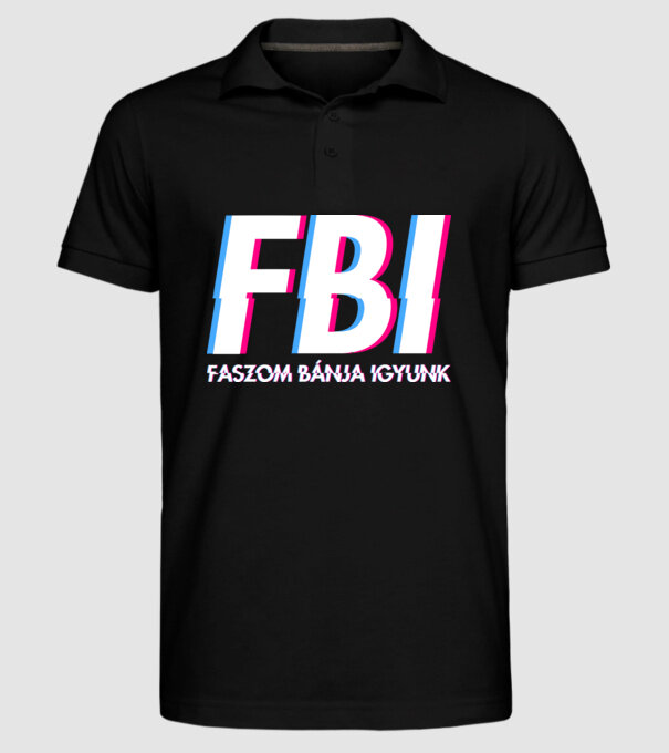  minta fekete pólón