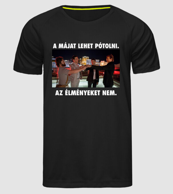  minta fekete pólón