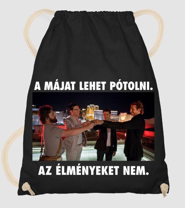  minta fekete pólón