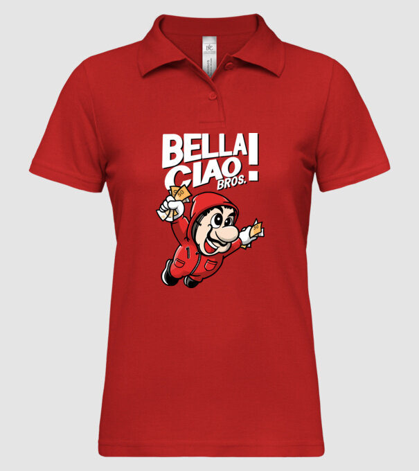  minta piros pólón