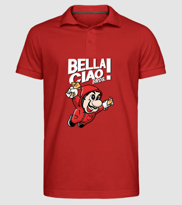  minta piros pólón