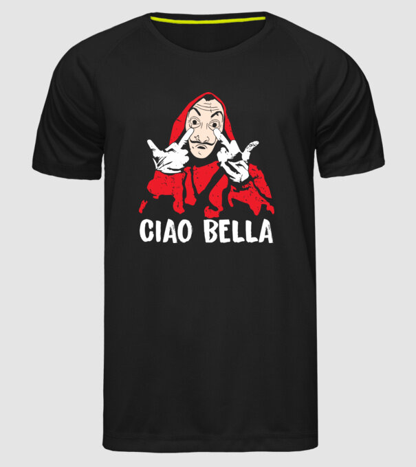  minta fekete pólón