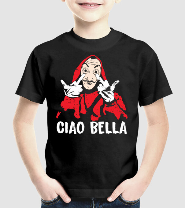  minta fekete pólón