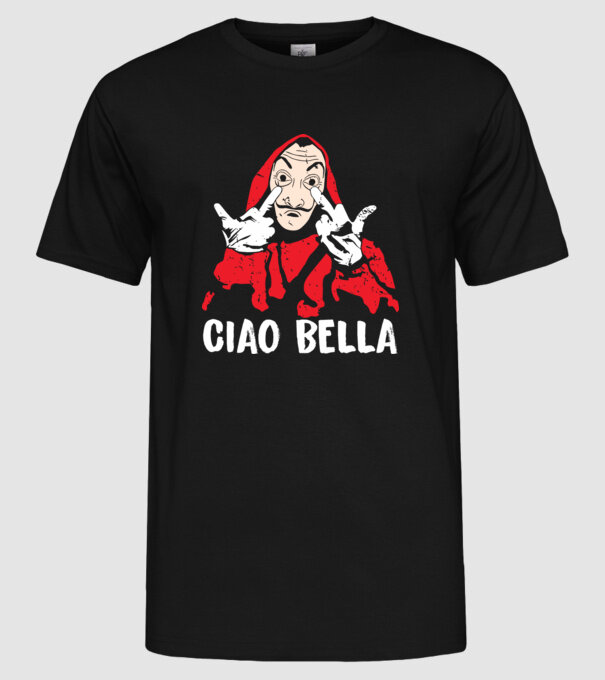  minta fekete pólón