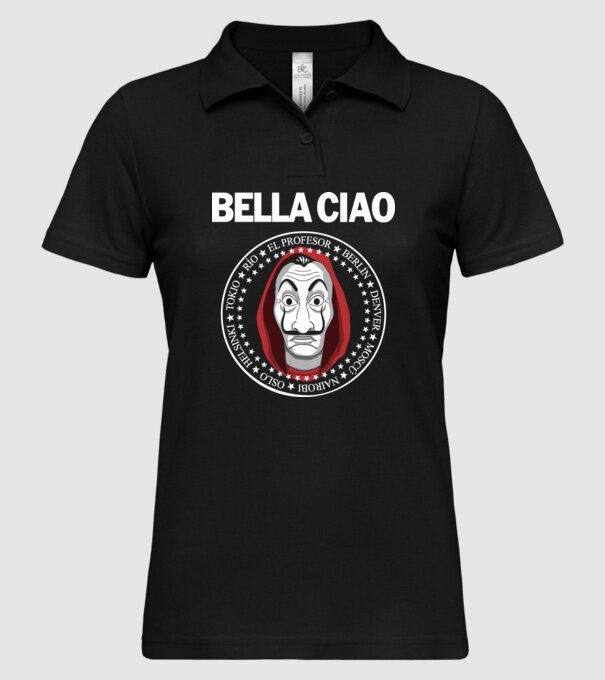  minta fekete pólón