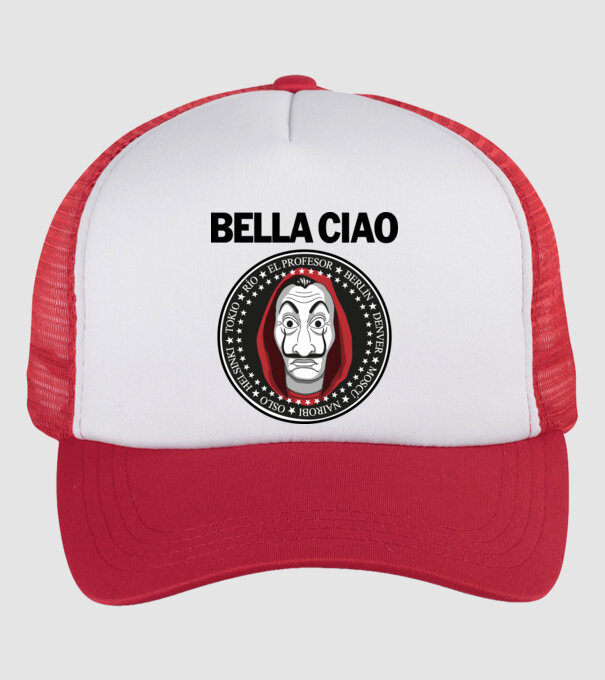  minta fehér/piros pólón