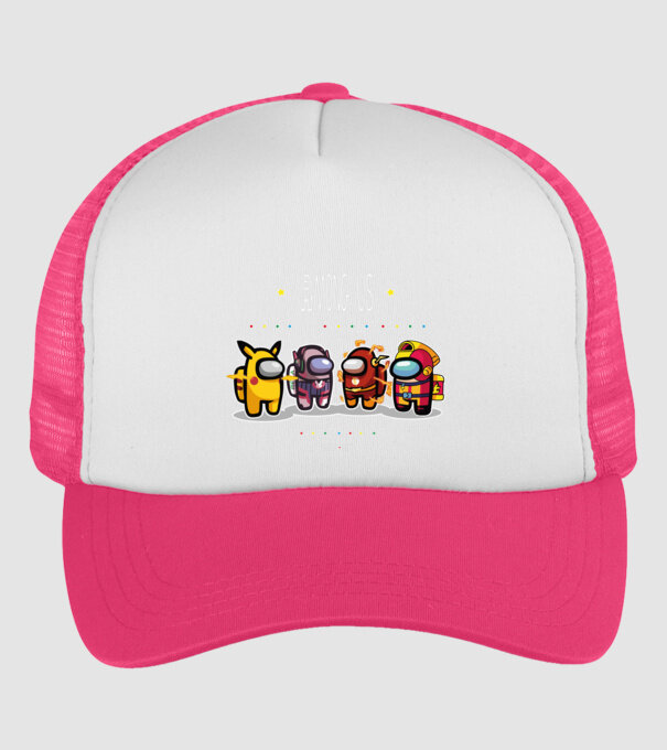  minta neonpink pólón