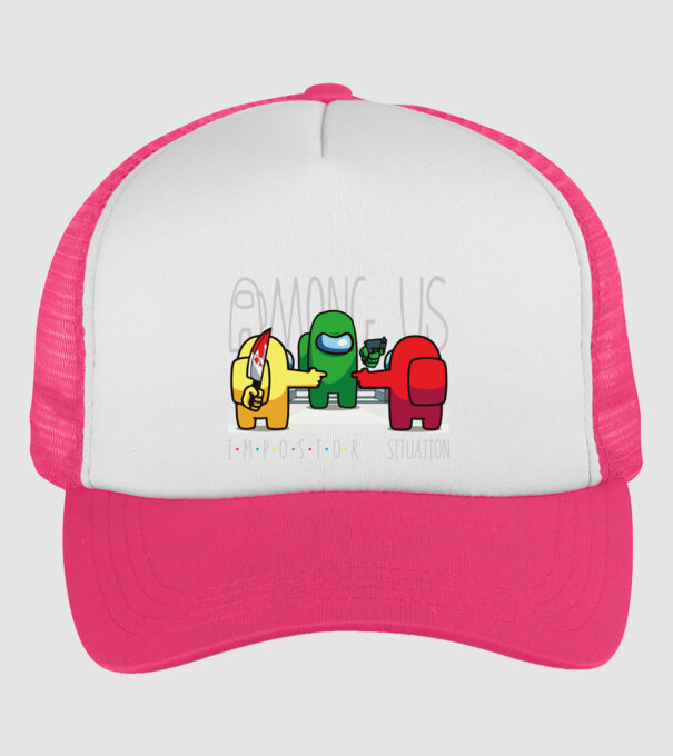  minta neonpink pólón